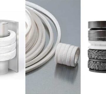 دليلك الشامل لـ حشوات تفلون الصناعية المقارنة الكاملة بين PTFE PACKING PURE AND GRAPHITE